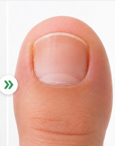 Clear nails after 8 weeks using FungaBeam Pen